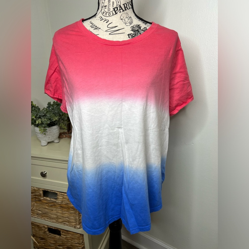 Old Navy Americana Dip-Dye Top